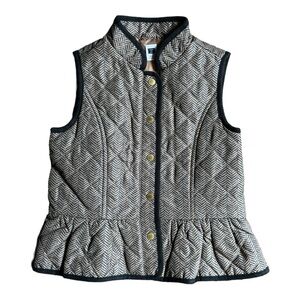 JANIE AND JACK HERRINGBONE EQUESTRIAN RIDER VEST 5-6